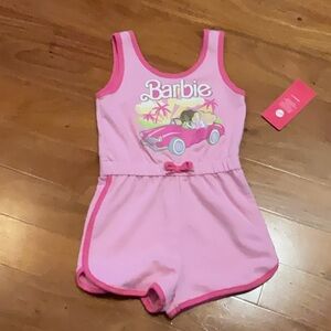 Barbie Romper One piece Pink Mattel Size 18 months NEW W TAGS